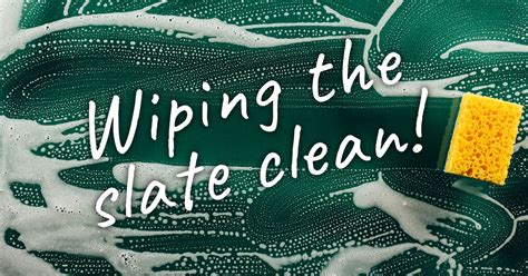 Wipe the Slate Clean: A Step